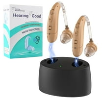 SUWU Hearing Aids for Seniors, Hearing Aids Rechargeable with Noise Cancelling and Volume Control, Hearing Amplifier for Adults Hearing Loss, Portable Behind-the-Ear Hearing Aid Headphones