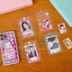 thumbnail image 3 of Lindos portatarjetas fotográficas de Kpop Idol con llaveros, fundas para fotos con dibujos de chicas dulces, de PVC, para autobús, color rosa, 3 of 5