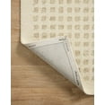 Chris Loves Julia x Loloi Polly Checkered Ivory/Natural Area Rug