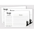 thumbnail image 2 of Inkdotpot Recipe Card 6x4 inch Single-Sided Recipe Design Cards Cat Recipe Cards Wedding-Bridal Shower-Baby Shower- Pack of 50, 2 of 6