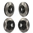 thumbnail image 1 of DS-One Front Rear Coated Drilled Slotted Disc Brake Rotors Kit for Car BMW X5 X6 KD-100300, 1 of 11