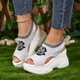 thumbnail image 5 of Aihuaihua Women's Fashion Platform Sandals Breathable Mesh Summer Casual Footwear Comfortable Elegant Design, 5 of 6