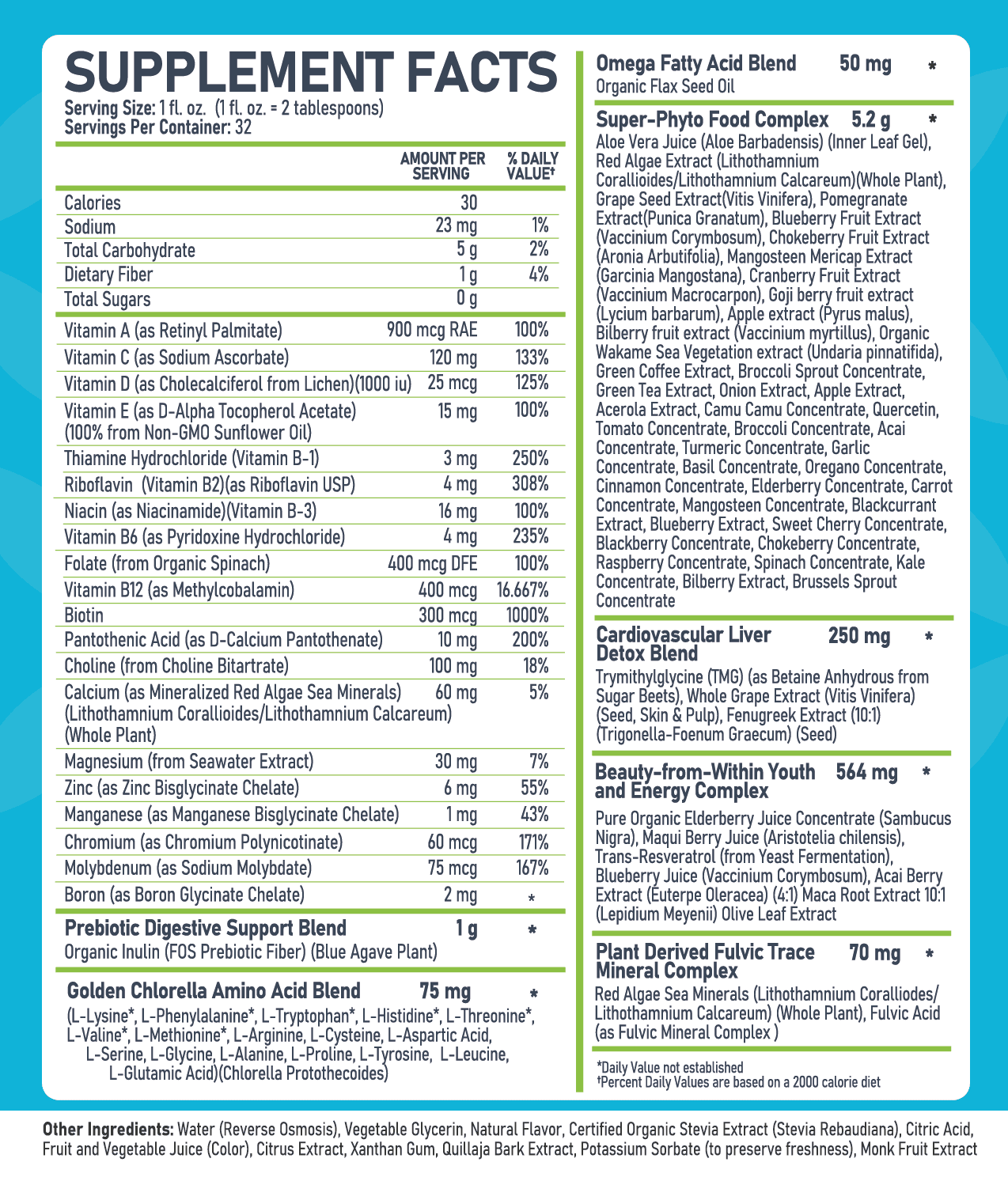 Bio Naturals Liquid Multivitamin for Men & Women with Over 100 Ingredients