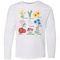 thumbnail image 3 of Inktastic Italian Wild Flower Chart Long Sleeve Youth T-Shirt, 3 of 5