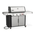 thumbnail image 2 of Weber Genesis S-435 4-Burner Natural Gas Grill in Stainless Steel with Side Burner, 2 of 5