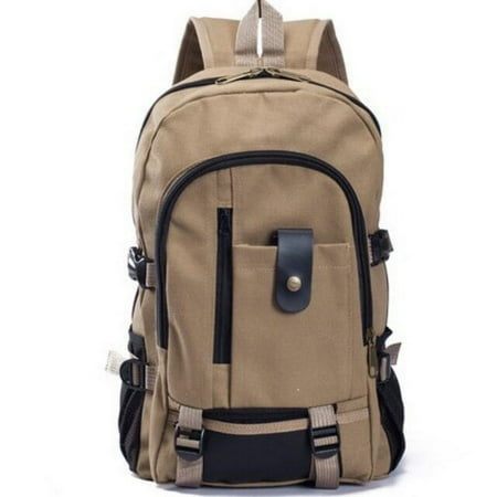 LinYooLi New Casual Camping Male Backpack Laptop Backpack Hiking Bag Large Capacity Men Travel Backpack Canvas Fashion Youth Sport Bags