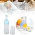 thumbnail image 4 of Food Feeder, Scale Design Soft Silicone Bottle One Handed Operation Elderly Feeder  For Elderly For Patients Blue, 4 of 8
