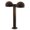Textured Bronze, variant on Sonneman 7306.Dc.Pl-Wl Reals 2 Light 18" Tall Integrated Led Landscape Path Light - Grey
