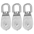 thumbnail image 1 of Rigging Lifting Wheel, Single Pulley Block Hook Cable Loading Rope Traction Roller  For Heavy Objects For Crane For Gym Equipment M15,M25, 1 of 8