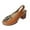 Brown, variant on Womens Sandals Chunky Heel Peep Toe Thick Soled Leisure Shoes Spring Summer Casual Daily Holiday Beach Sandals Outerwear