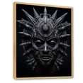 thumbnail image 2 of Designart "Tribal African Masks IV" African Tribes Floater Framed Canvas Print, 2 of 7