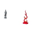 thumbnail image 1 of Estatua de Guan Yin,Estatua de Guan Yin para decoración del hogar.,Escultura abstracta de fuego,Estatua de arte abstracto para decoración del hogar,Escultura de fuego, 1 of 8