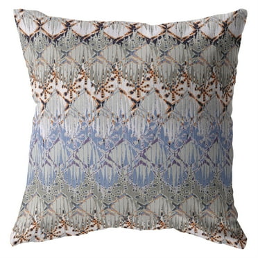 Hatches Indoor/Outdoor Pillow with Removable Cover in Muted Orange26x26
