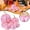 Hot Pink, variant on Pink Pumpkins, Artificial Pumpkins Set Harvest Decoration, Assorted Size Pumpkins for Halloween Thanksgiving Autumn Festive Party Supplies