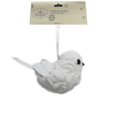 thumbnail image 4 of Adorno Holiday Time de Ave de Tela Color Blanco de 7.5 cm, 4 of 4