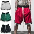 thumbnail image 4 of zeranth Shorts Mesh Loose Sportswear Men Casual Hip Hop Shorts for Sports, 4 of 7