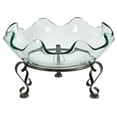 thumbnail image 2 of A&B Home Twyla Decorative Glass Pedestal Bowl-Color:Clear,Style:Classic Vintage, 2 of 2