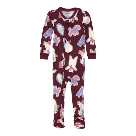 Carter's Child of Mine Baby and Toddler Velboa Sleeper, One-Piece, Sizes 12 Months - 5T