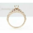 thumbnail image 3 of 2Ct Asscher Cut Simulated Diamond 14K Rose Gold Plated Engagement Wedding Ring -10, 3 of 4