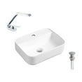 thumbnail image 1 of DROP Bath and Kitchen DR091301 Bathroom Vessel Sink Set, 1 of 7