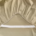 thumbnail image 5 of Full Coverage Lace Bed Skirt with Elastic Corners, Dustproof and Skidproof, Soft Brushed Fabric for All-Season Comfort, Beige, 200x150cm in Beige, 5 of 6