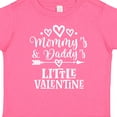 thumbnail image 4 of Inktastic Mommy and Daddy Little Valentine Boys or Girls Toddler T-Shirt, 4 of 5