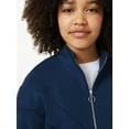 thumbnail image 4 of Free Assembly Girls Quarter-Zip Track Jacket, Sizes 4-18, 4 of 5
