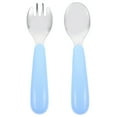 thumbnail image 1 of 1 Set of Children Fork Spoon Kids Dining Tableware for Home Children Eating Gadget, 1 of 8