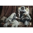 thumbnail image 2 of Tissot, James 18x13 White Modern Wood Framed Museum Art Print Titled - Jacob Deceives Isaac, 2 of 4
