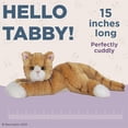 thumbnail image 3 of 15" Tabby - Peluche Peluche Animal - Orange Rayé Tabby Chat, 3 of 4