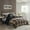 Brown/Black, variant on Woolrich Alton Ultra Soft Plush to Sherpa Berber Down Alternative Cold Weather Winter Warm Comforter Set Bedding, King,