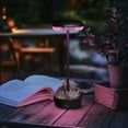 thumbnail image 3 of GRANDPATIO Outdoor Solar Steel Table Lamp with Type C Charging and Multi-Mode Lighting, Black, 3 of 6