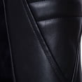 thumbnail image 6 of Wrtxtat Men's Leather Jackets Retro Style Motorcycle Outerwear with Multiple Pockets Autumn Winter Heavyweight Windproof Water Repellment Coats Black XL, 6 of 9