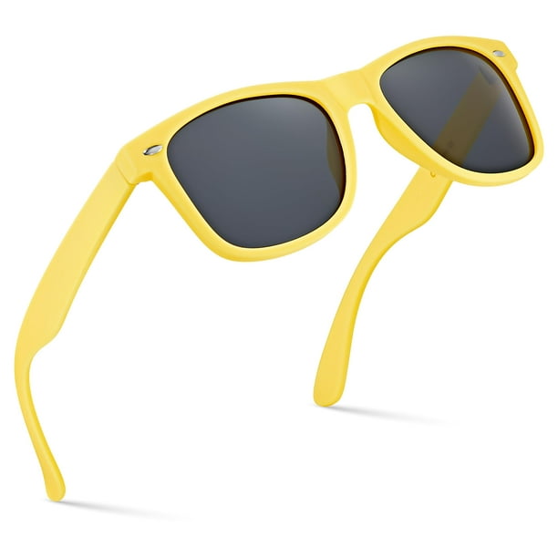Gafas de sol polarizadas retro rebobinadas para hombres y mujeres - Gafas de sol clásicas con protección UV