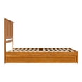 thumbnail image 3 of Felicity Queen Platform Bed with Panel Footboard & TXL Trundle in Light Toffee, 3 of 5