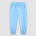thumbnail image 2 of Staki Jogger Pants for Girls Girls Sweatpants Super Soft Girls Activewear Performance Jogger Pants(Blue,3-4 Years), 2 of 5