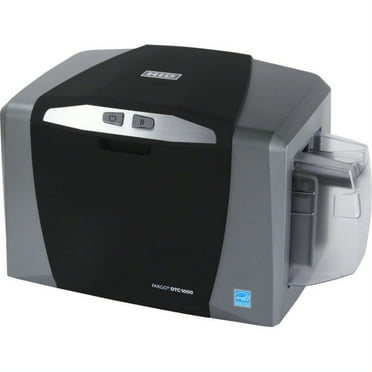 Fargo DTC1000 Single Sided Desktop Dye Sublimation/Thermal Transfer Printer, Colour, Card Print, USB