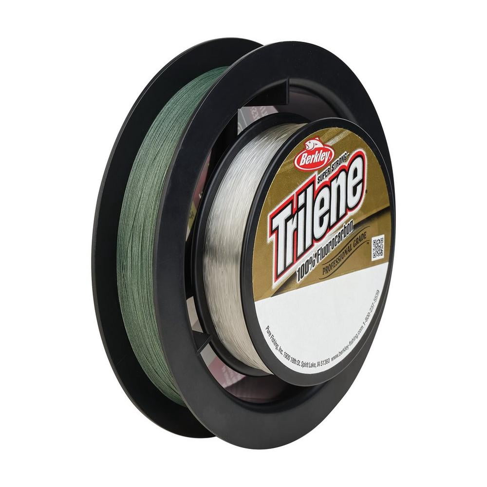 SpiderWire Stealth® Trilene® 100% Fluorocarbon Dual Fishing Line, Hi-Vis Yellow/Clear, 8 lb Test Strength, 125 yd