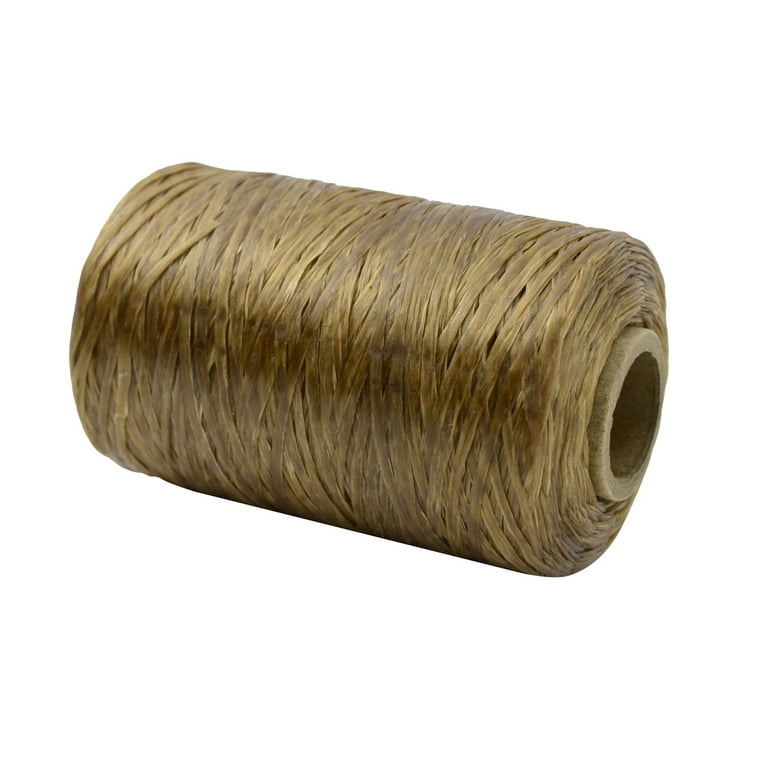 TreasureGurus 1 Roll Natural Sinew Waxed Beading Craft Poly Thread Spool  Artificial Wax Sinue 