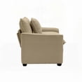 thumbnail image 5 of Modern Tan Corduroy 3-Piece Sectional Sofa with Oversized Dimensions (220×80×75cm) for Living Rooms, 5 of 22
