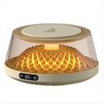 thumbnail image 1 of Coffee Cup Heater, Desk Coffee Heater, Electric Heater with Ambient Light, Beverage Milk Tea Heating Tray Creamy White,1 x coffee cup warmer,Creamy White, 1 of 8