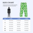 thumbnail image 4 of Hirioo Green Lizard for Men's PJ Pajama Pants Sleep Pants Men's Home Trousers with Pockets,S-3XL-XX-Large, 4 of 6
