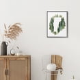 thumbnail image 2 of Stupell Industries Vermont State Outline Pine Tree Green Forest Town & City Painting Black Framed Art Print Wall Art, 24 x 30, 2 of 7