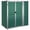 Green, variant on vidaXL Tool Shed Outdoor Storage Shed with Lockable Door Galvanized Steel