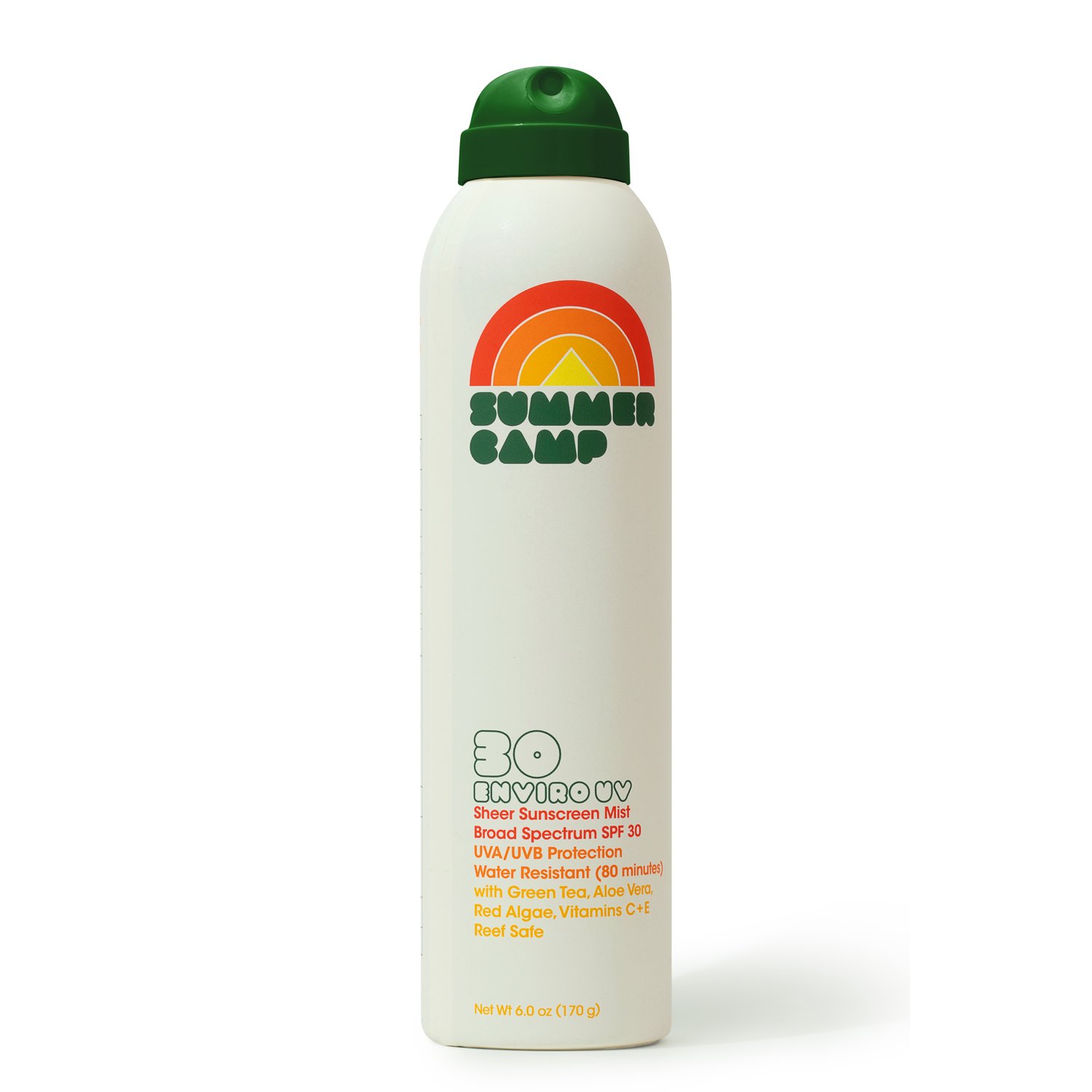 Summer Camp Enviro Water Resistant All Skin Type Broad Spectrum Sheer Sunscreen, SPF 30