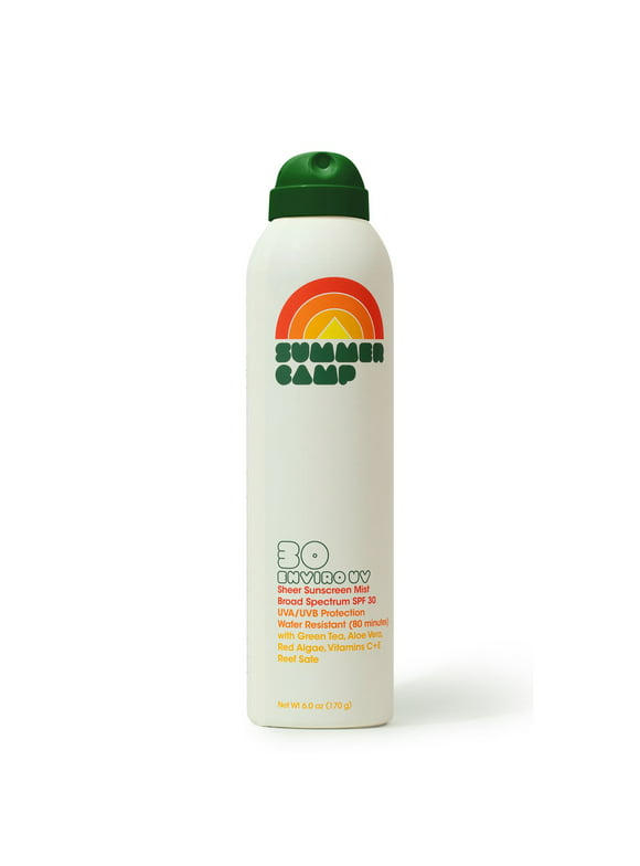 Summer Camp Enviro Water Resistant All Skin Type Broad Spectrum Sheer Sunscreen, SPF 30