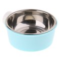 thumbnail image 1 of 3 colores Pet Bird Parrot Lovebird Feeding Bowl Desmontable Extraíble Azul jinwen Comedero para perros, 1 of 8