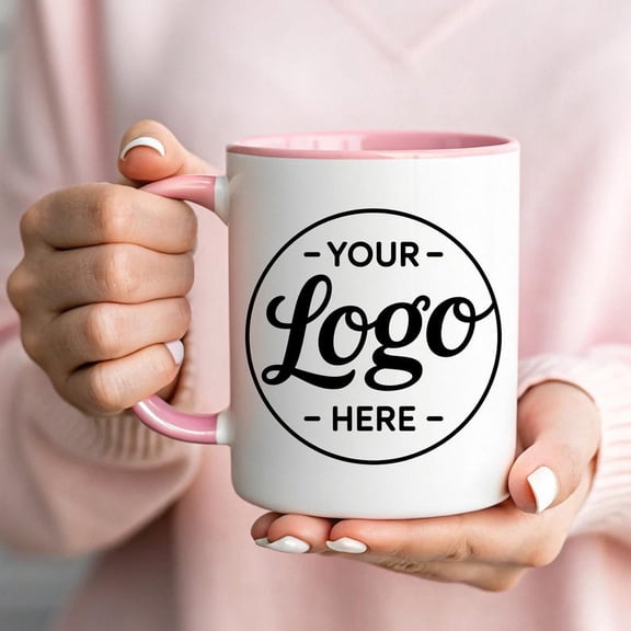 Custom Logo Coffee Mug PerS1onalized Ceramic, 11oz or