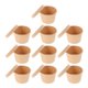 thumbnail image 2 of WORGEOUS 10 juegos de vasos de papel para helado, servidor de postres desechable, vaso de embalaje para pudín, 2 of 8