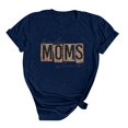 thumbnail image 1 of Hauts à Manches Courtes pour Femmes Mode Fête des Mères T-Shirt Imprimé Col Rond Manches Courtes Décontracté Hauts Manches Courtes pour Femmes T-Shirts pour Femmes Mode, 1 of 6